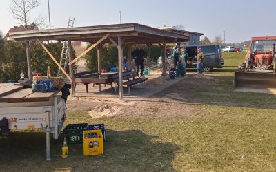 Unser Unterstand ist umgezogen